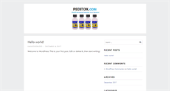 Desktop Screenshot of peditox.com