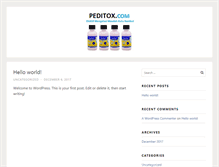 Tablet Screenshot of peditox.com